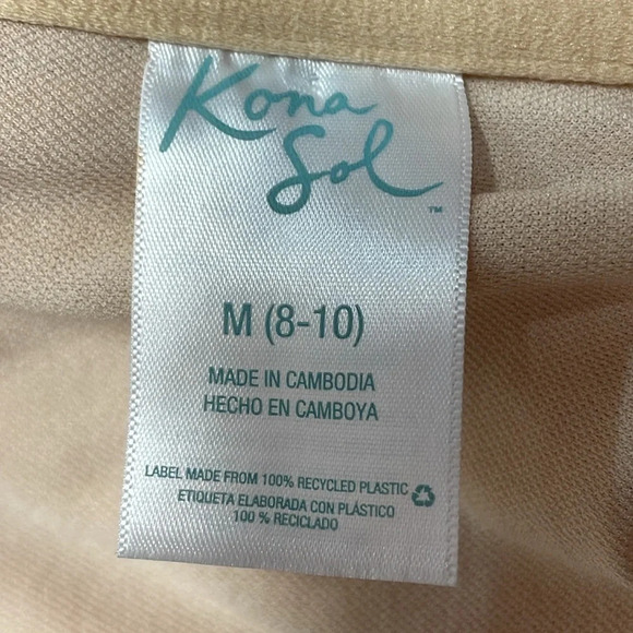 NWOT Kona Sol Ruffle One Shoulder Full Coverage One Piece Swimsuit M (8-10) - Picture 11 of 16